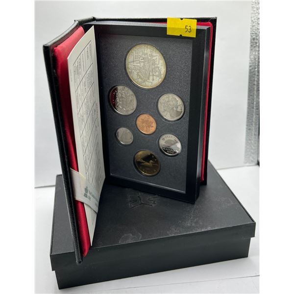 1990 Canadian Double Dollar Proof Set 23.3g 50% Silver