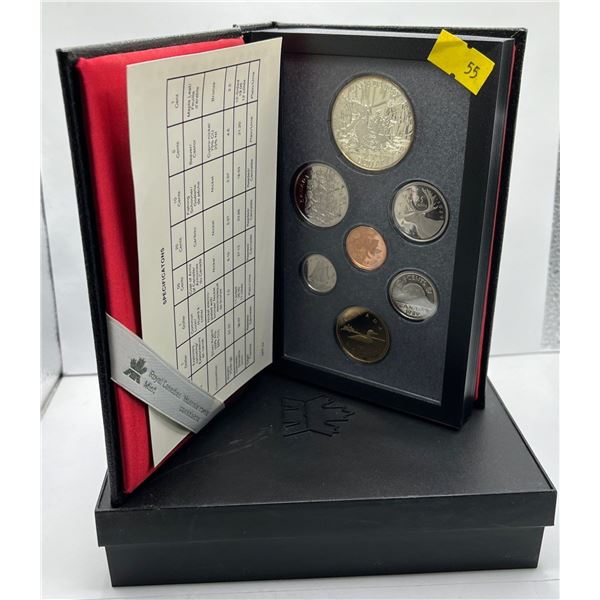 1989 Canadian Double Dollar Proof Set 23.3g 50% Silver