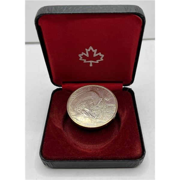 2008 Canadian 400th Anniversary of Quebec Dollar 25.175g 92.5% Silver