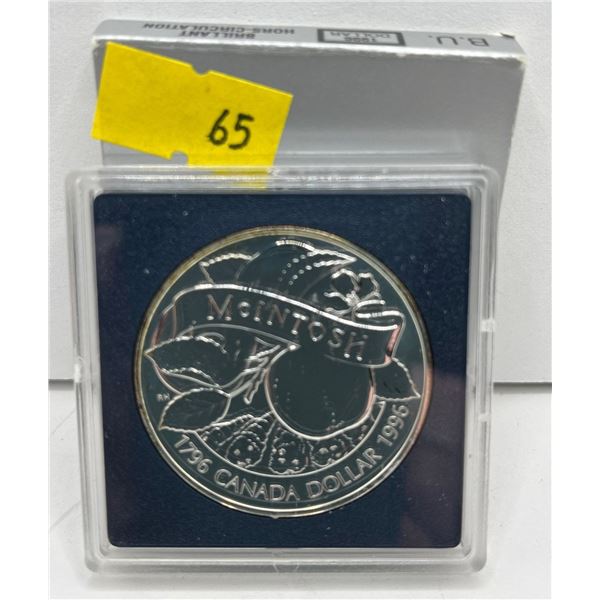 1996 Canadian 200th Anniversary John McIntosh Dollar 25.175g 92.5%