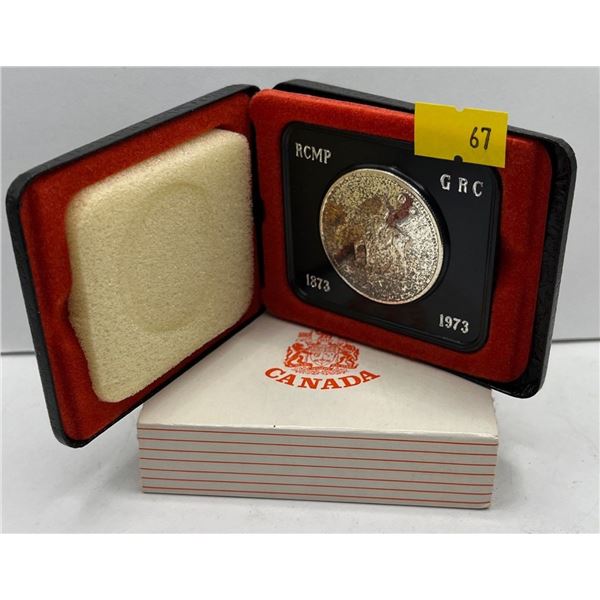 1973 Canadian RCMP Dollar 23.33g 50% Silver