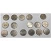 Image 1 : 16 Canadian Nickel Dollars 1968-1985 (1972 & 1976 missing)