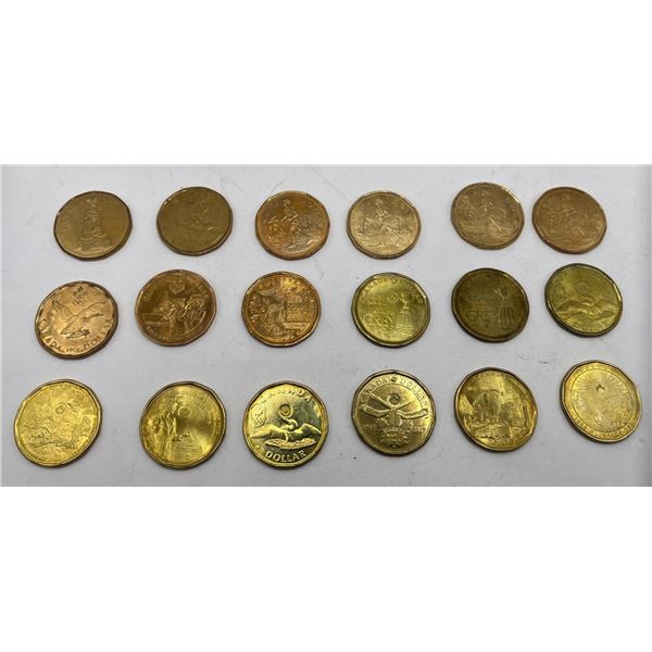18 Special Edition Canadian Loonies