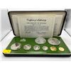 Image 1 : 1978 Guyana Proof Set $10 coin 92.5% Silver $5 coin 50% Silver