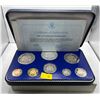 Image 1 : 1977 Barbados Proof Set $10 coin 92.5% Silver