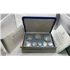 Image 1 : 1974 Belize Sterling Silver Proof Set 92.5% Silver includes special gloves