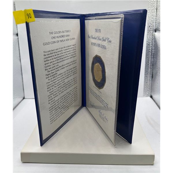 1978 Papua New Guinea 100 Kina Gold Coin Proof 9.57g 90% Fine Gold