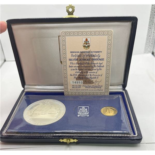1977 Bermuda Silver Jubilee Coin 55g 50% Silver