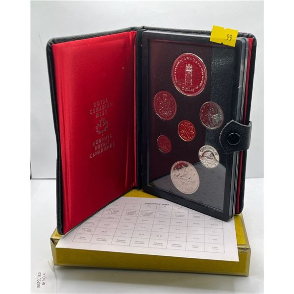 1977 Canadian Double Dollar Proof Set 23.3g 50% Silver