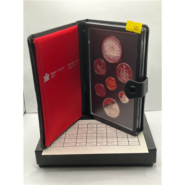 1981 Canadian Double Dollar Proof Set 23.3g 50% Silver