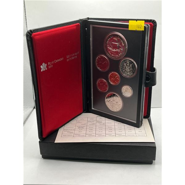 1979 Canadian Double Dollar Proof Set 23.33g 50% Silver