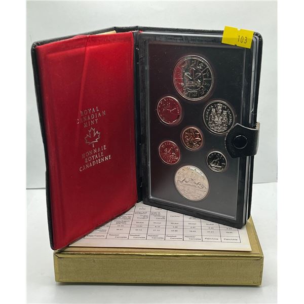 1978 Canadian Double Dollar Proof Set 23.3g 50% Silver
