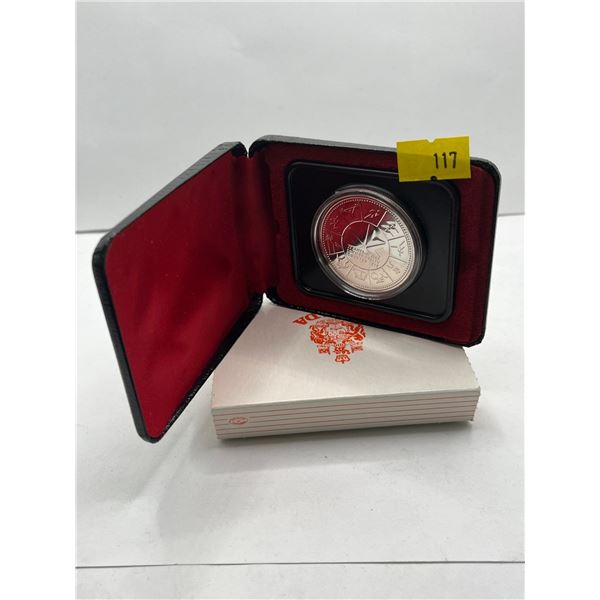 1978 Canadian Commonwealth Games Dollar 23.3g 50% Silver