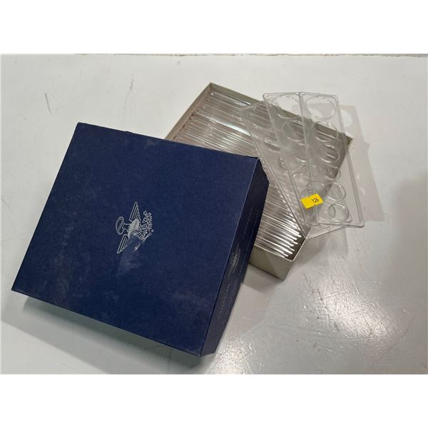 Box of Plastic 6 Coin Set Collectors Sleeves