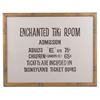 Image 1 : An Enchanted Tiki Room Admission Price Sign.