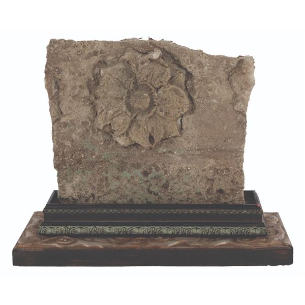 A Jungle Cruise Ruins Floral Relief Prop.