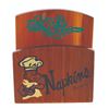 Image 1 : A Disneyland Wooden Napkin Holder.