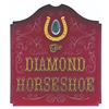 Image 1 : A Diamond Horseshoe Sign.