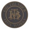 Image 1 : A Big Thunder Iron Works Resin Plaque.