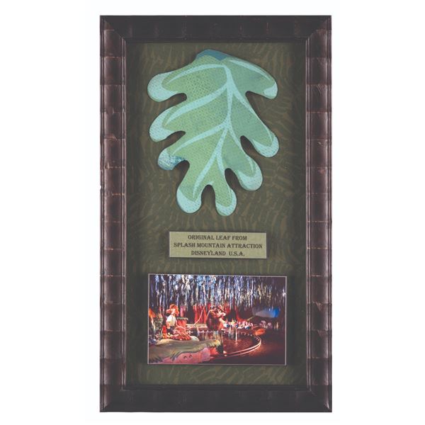 A Splash Mountain Leaf Prop.