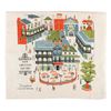 Image 2 : A 1960s New Orleans Square Decorative Towel.