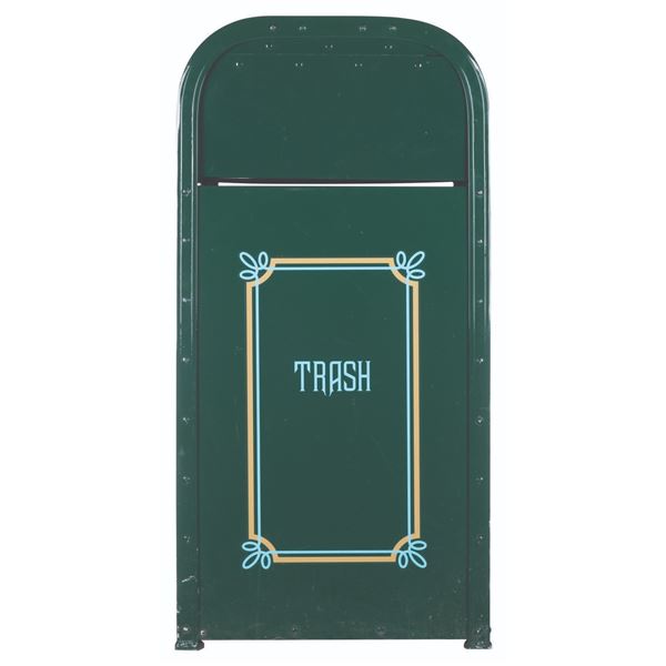 A New Orleans Square Trash Can.
