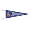 Image 1 : A Disneyland Sleeping Beauty Castle Blue Pennant.