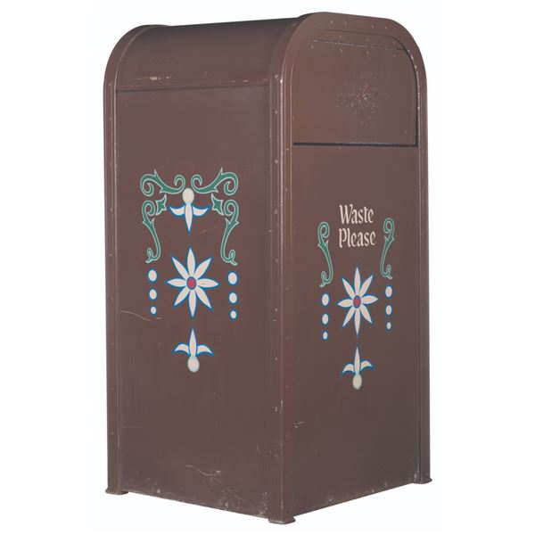 A Fantasyland Matterhorn Trash Can.