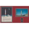 Image 2 : A TWA Rocket to The Moon Certificate, Postcard, & Pin.