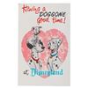 Image 1 : A "101 Dalmatians" Art Corner Souvenir Postcard.