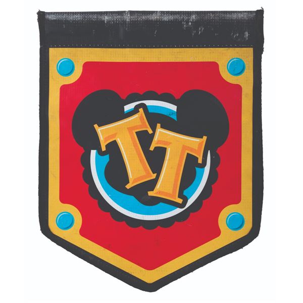 A Toontown Crowd Control Flag.