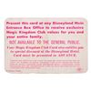 Image 2 : A Disneyland's Magic Kingdom Club Membership Card.