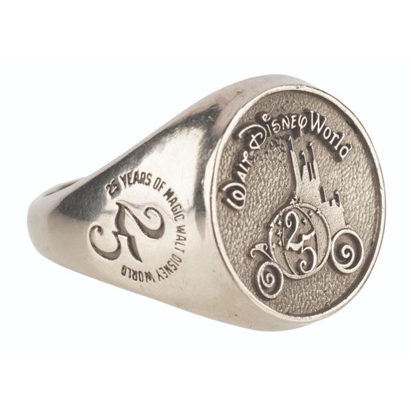 A Walt Disney World 25th Service Award Ring. - Van Eaton Galleries