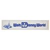 Image 1 : A Walt Disney World Blue & White Bumper Sticker.