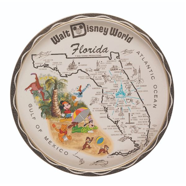 A Walt Disney World Florida Drink Tray.