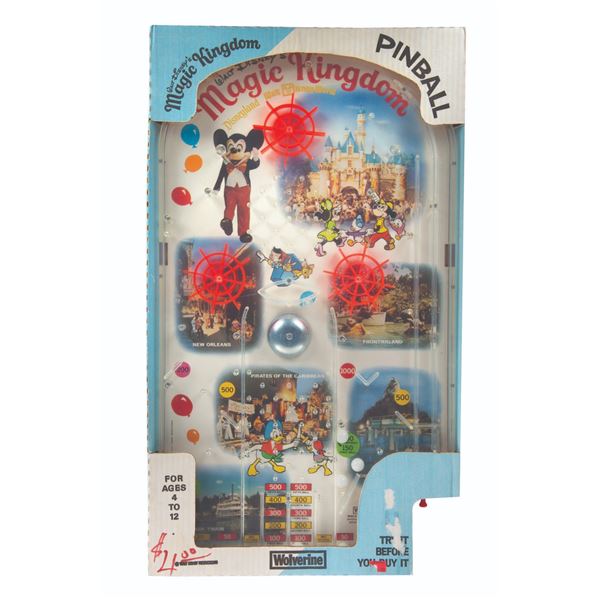 A Walt Disney's Magic Kingdom Pinball.