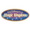 Image 1 : A Walt Disney World Magic Kingdom Holiday Sign.