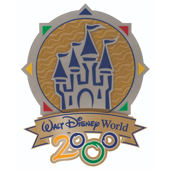 A Walt Disney World 2000 Sign.