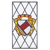 Image 1 : A Cinderella Castle Coat of Arms Stained Glass Window.