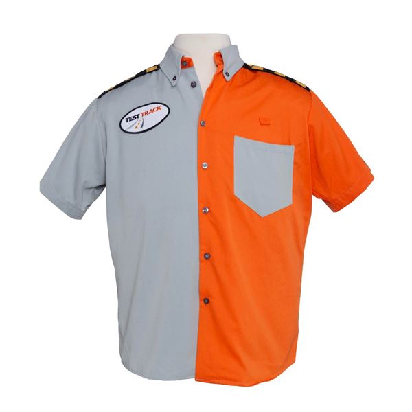 A GM Test Track Cast Member Shirt.