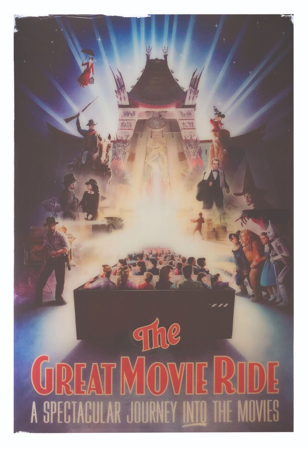 A Great Movie Ride Translight Poster. - Van Eaton Galleries