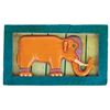 Image 1 : An Animal Kingdom Hand-Painted Elephant Sign.