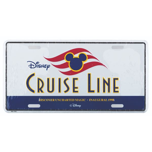 Disney Cruise Line 1998 ナンバープレート A Pair of Disney Cruise Line Inaugural License Plates.