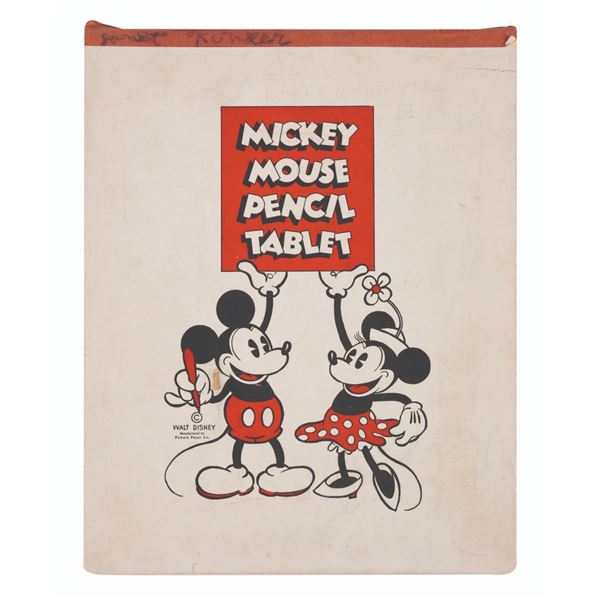 A Mickey Mouse Pencil Tablet.