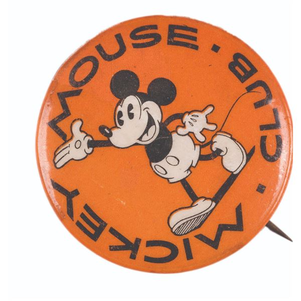 A Mickey Mouse Club Button.