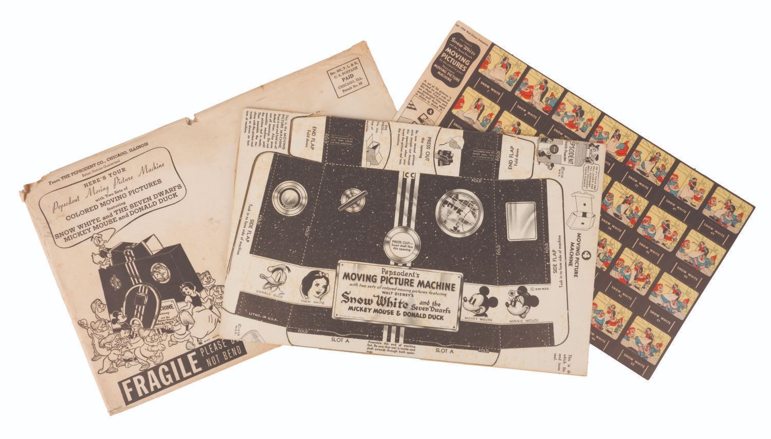 A Pepsodent Moving Picture Machine with Envelope. - Van Eaton Galleries