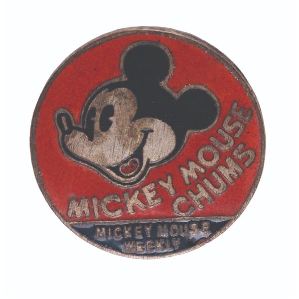 A Mickey Mouse Chums Button.
