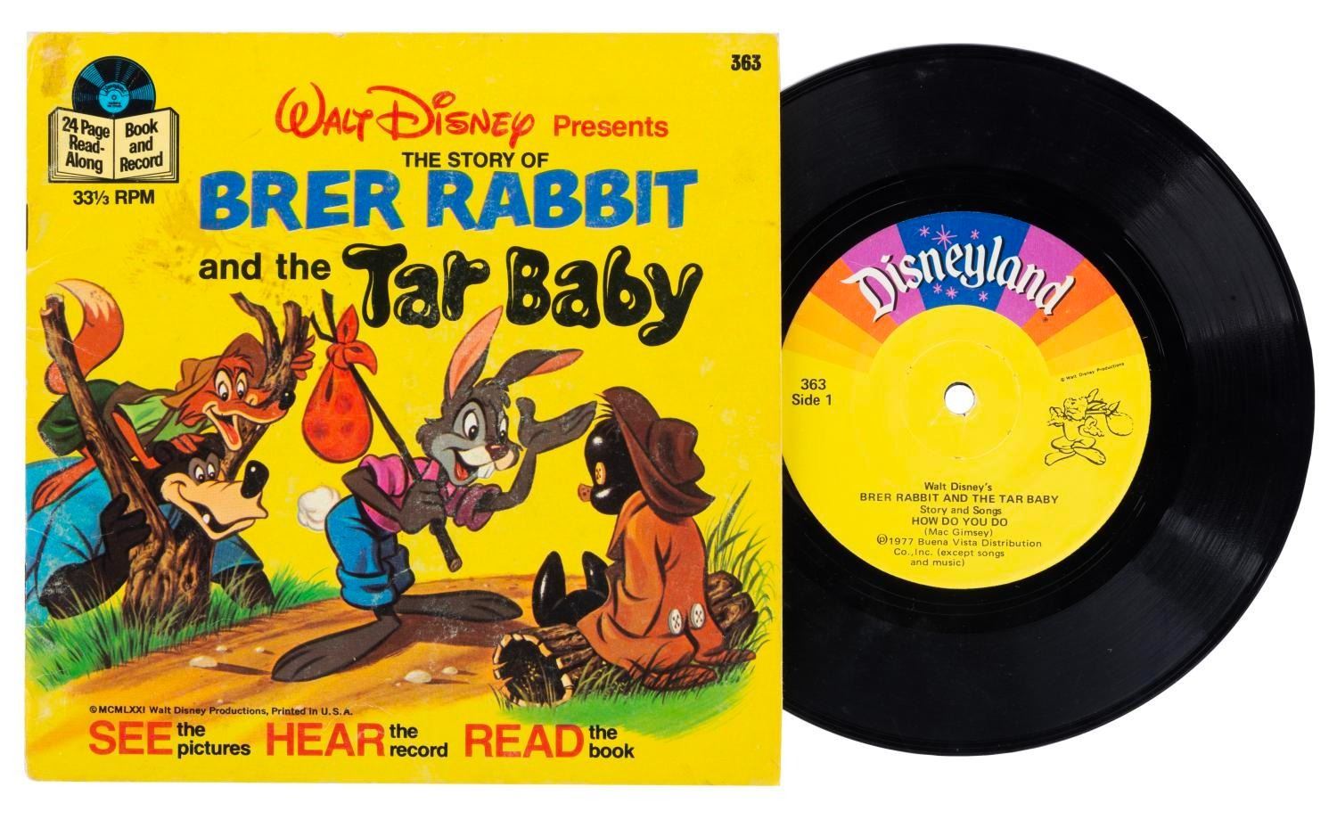 A Brer Rabbit and the Tar Baby Book and Record.