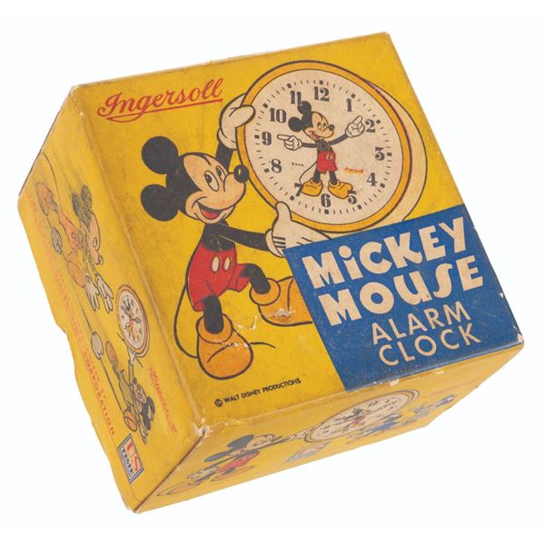 A Mickey Mouse Alarm Clock.