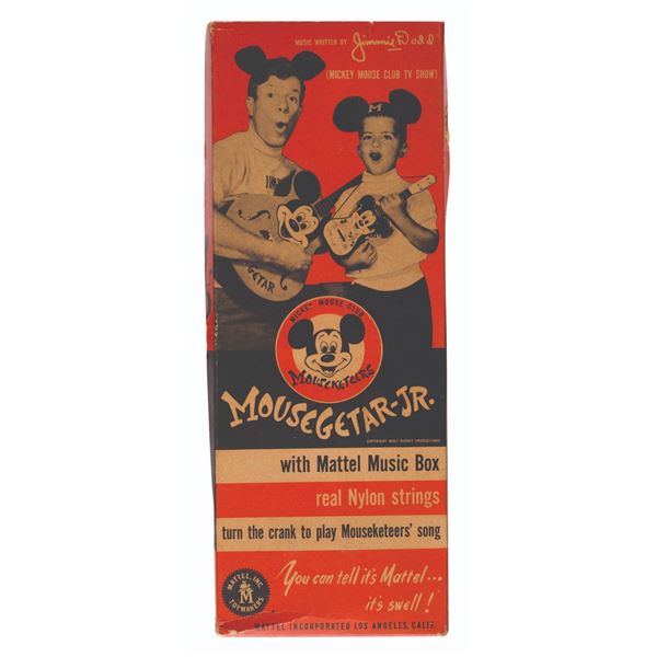 A Mickey Mouse Club Mousegetar Jr. Toy.